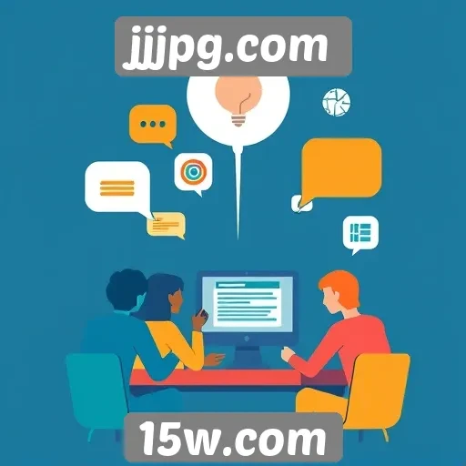Recursos de comunidade e interação em jjjpg.com